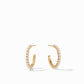 Julie Vos Juliet Hoop Earrings Gold Pearl