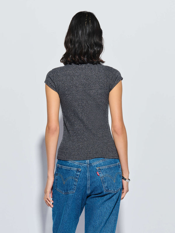 Nation LTD Katie Top-Marled Grey