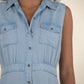 Kut from the Kloth "Dorothy" Sleeveless Dress-Light Wash