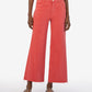 Kut from the Kloth "Meg" High Rise Fab Ab Wide Leg- Strawberry