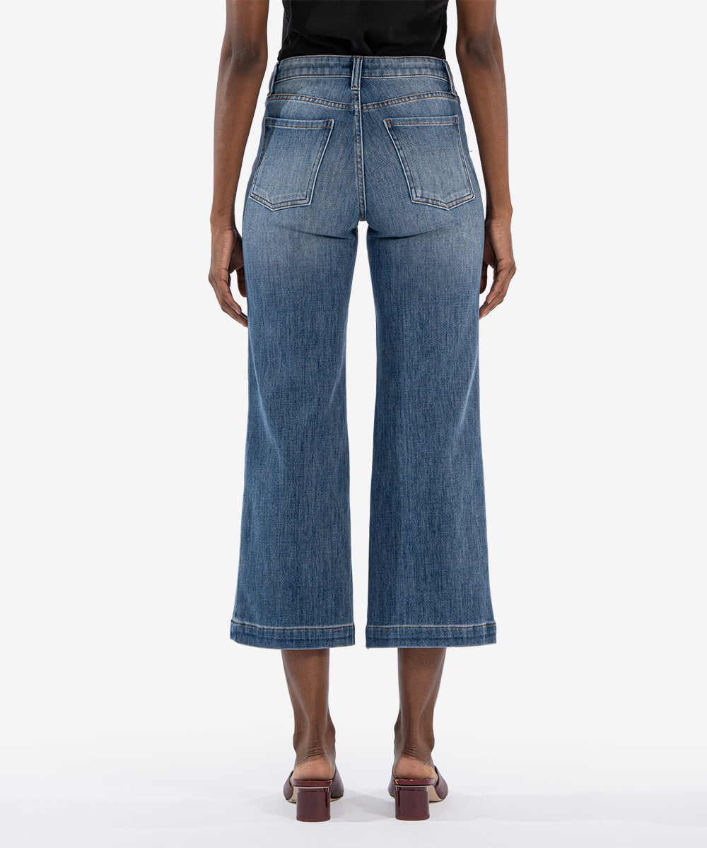 Kut from the Kloth "Meg" High Rise Front Pockets Wide Leg-Lovers