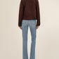 Kut From The Kloth "Matilda" Crop Trucker Jacket- Chocolate