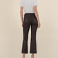 Kut from the Kloth "Kelsey" High Rise Ankle Flare-Chocolate