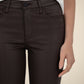 Kut from the Kloth "Kelsey" High Rise Ankle Flare-Chocolate