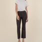 Kut from the Kloth "Kelsey" High Rise Ankle Flare-Chocolate