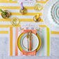 Hester & Cook "Classic Gold Banner" Table Accent