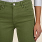 Kut From The Kloth “Kelsey” High Rise Fab Ab Ankle - Army Green