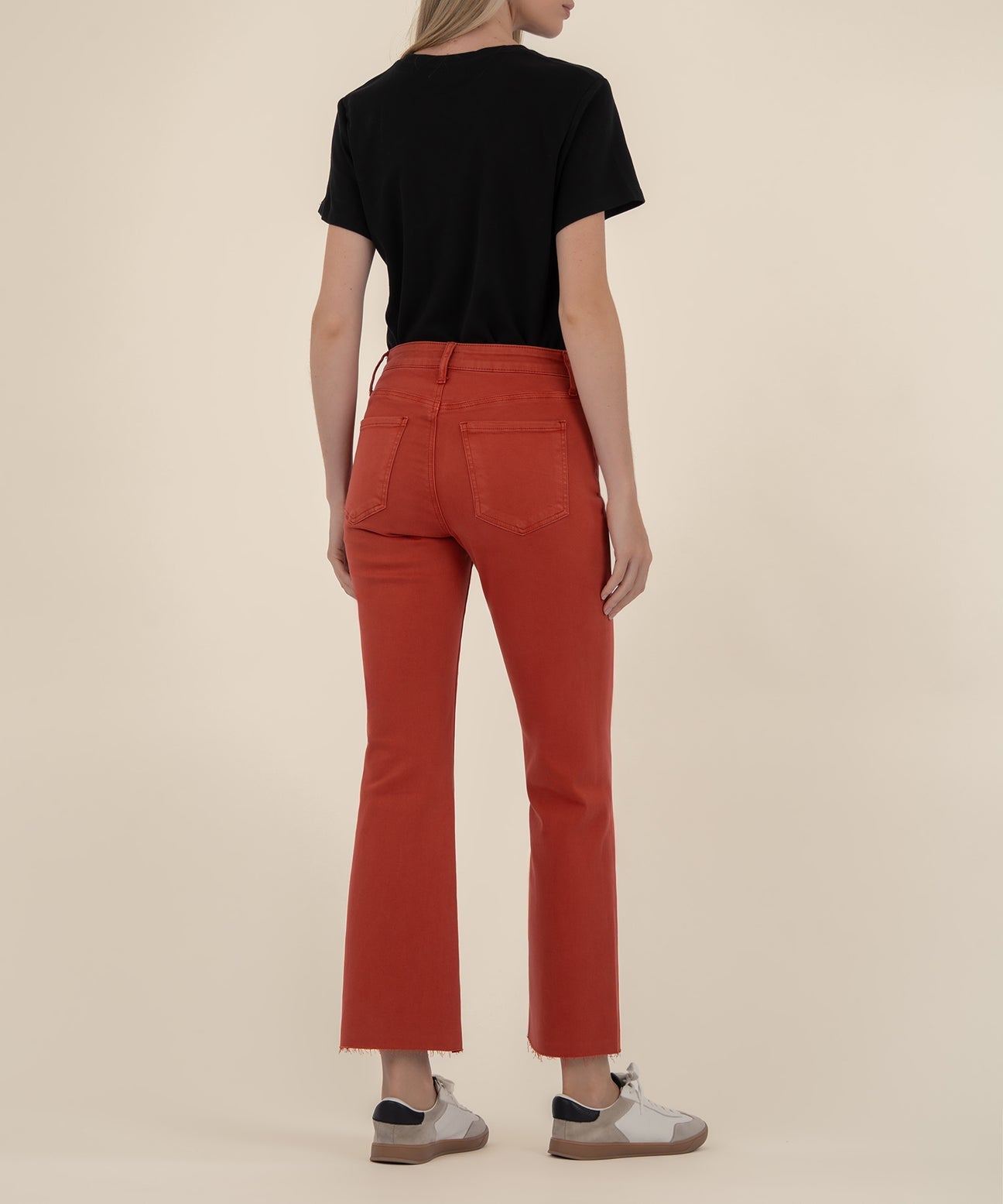 Kut From The Kloth “Kelsey” High Rise Fab Ab Ankle -Clay