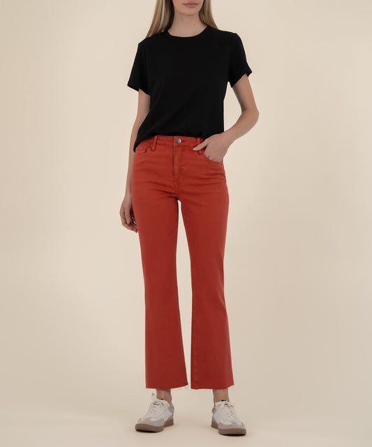 Kut From The Kloth “Kelsey” High Rise Fab Ab Ankle -Clay