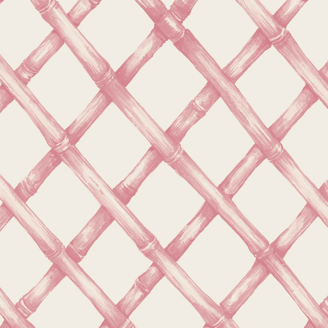 Hester & Cook "Pink Lattice" Cocktail Napkin