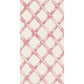 Hester & Cook "Pink Lattice" Guest Napkin