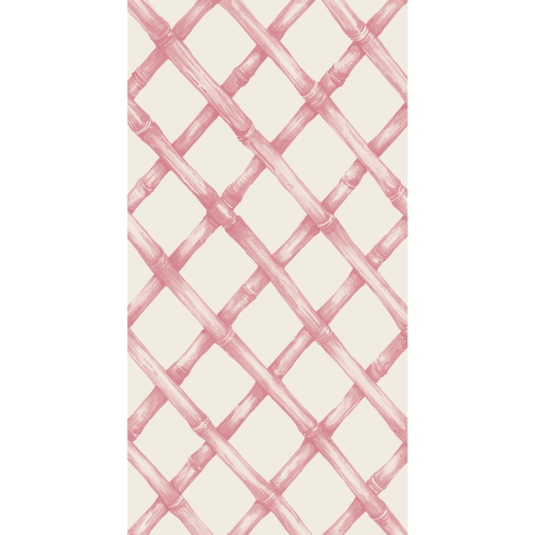 Hester & Cook "Pink Lattice" Guest Napkin