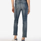 Kut from the Kloth "Reese" High Rise Fab Ab Ankle Straight - Taught