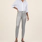 Kut From The Kloth “Charlize” Coated High Rise Cigarette Leg - Dark Silver
