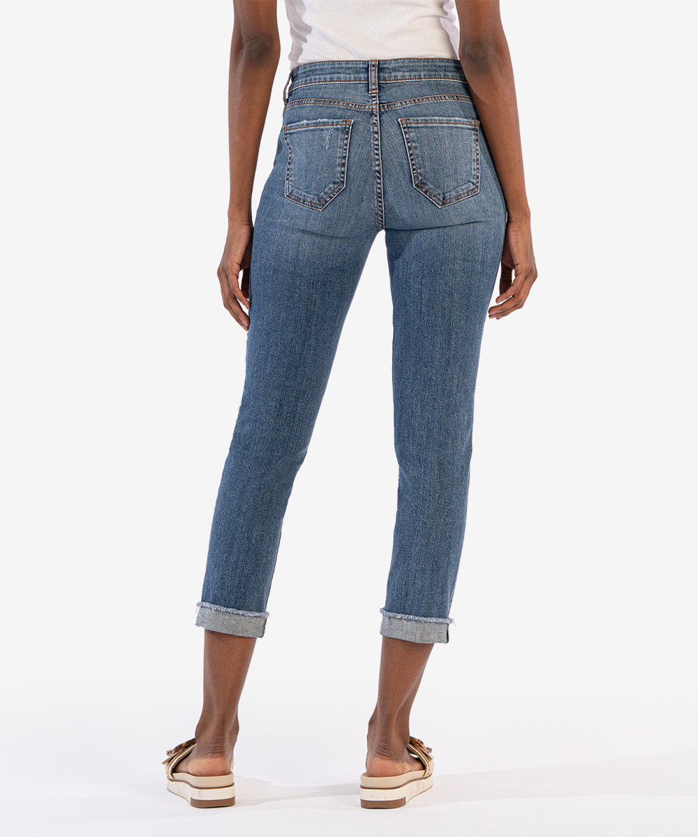 Kut from the Kloth "Amy" Cropped Straight Leg-Outperformed