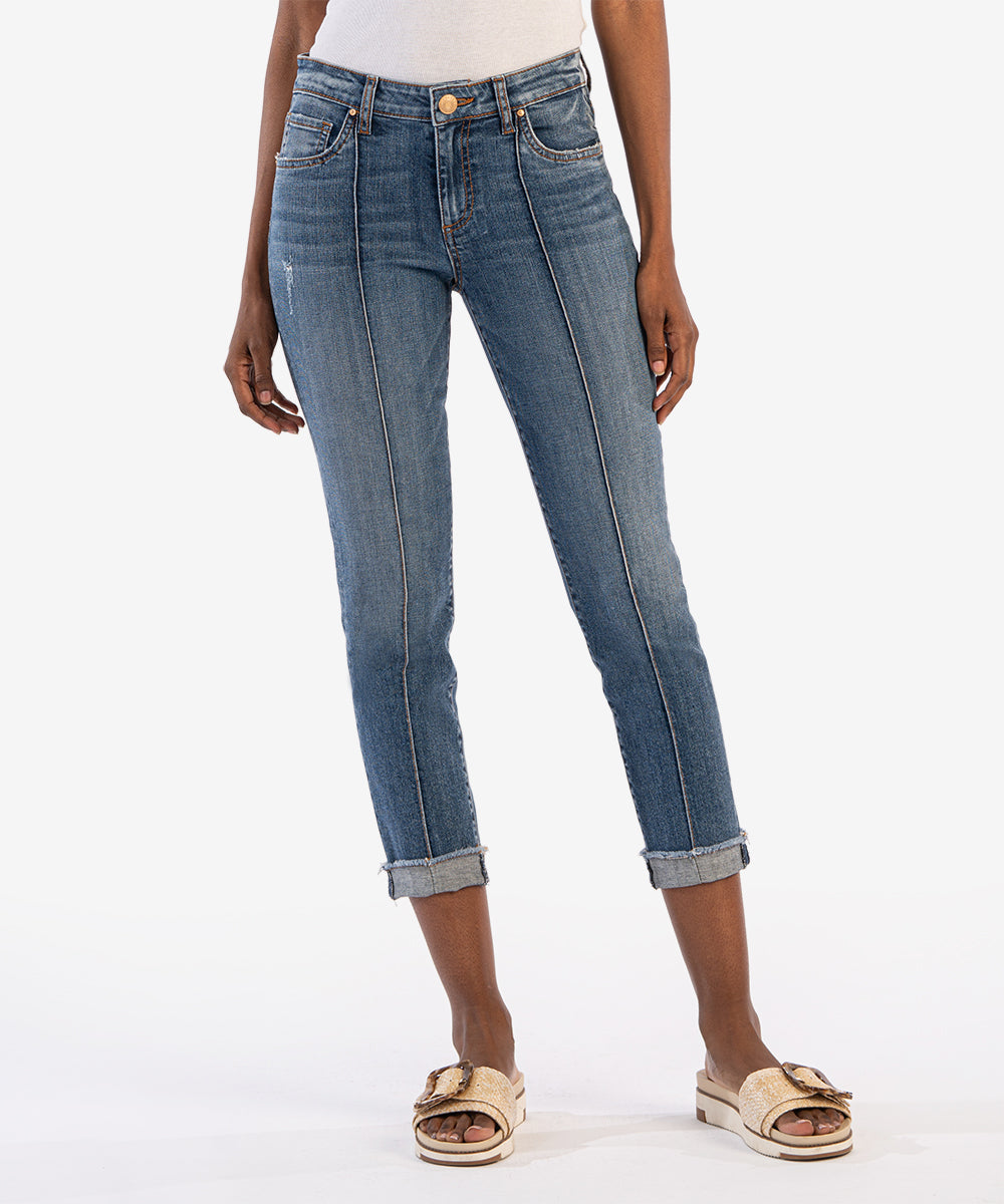 Kut from the Kloth "Amy" Cropped Straight Leg-Outperformed