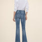 Kut From The Kloth "Stella" High Rise Fab Ab Flare Jeans - Honor Wash