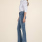Kut From The Kloth "Stella" High Rise Fab Ab Flare Jeans - Honor Wash