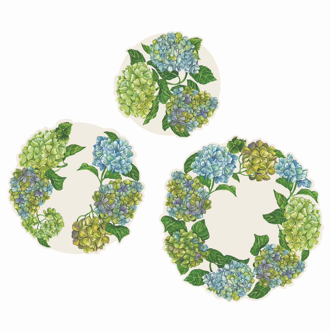 Hester & Cook "Hydrangea" Serving Papers