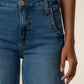 Kut from the Kloth "Maya" High Rise Wide Leg-Journey Wash