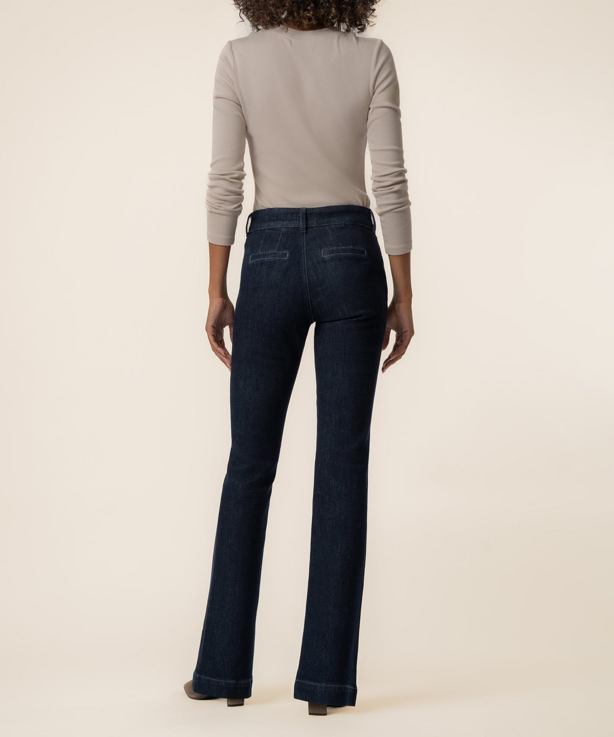 Kut from the Kloth "Ana" High Rise Wide Hem Trouser-Purpose