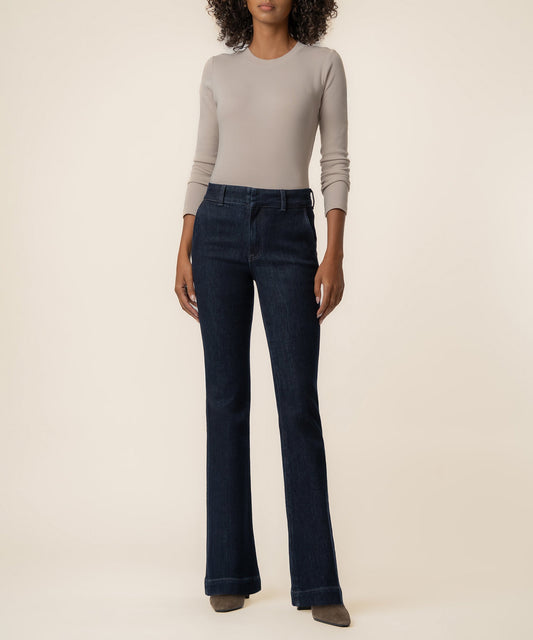 Kut from the Kloth "Ana" High Rise Wide Hem Trouser-Purpose
