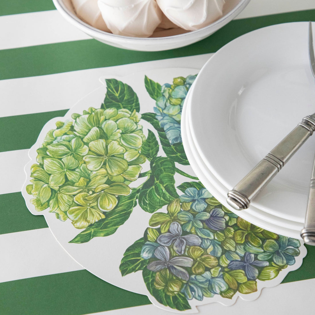 Hester & Cook "Hydrangea" Serving Papers