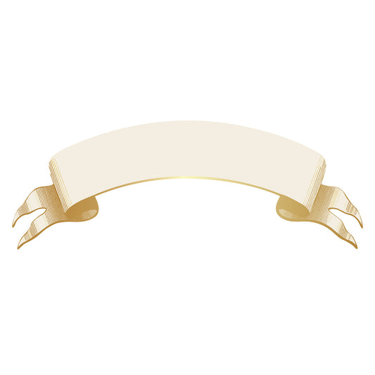 Hester & Cook "Classic Gold Banner" Table Accent