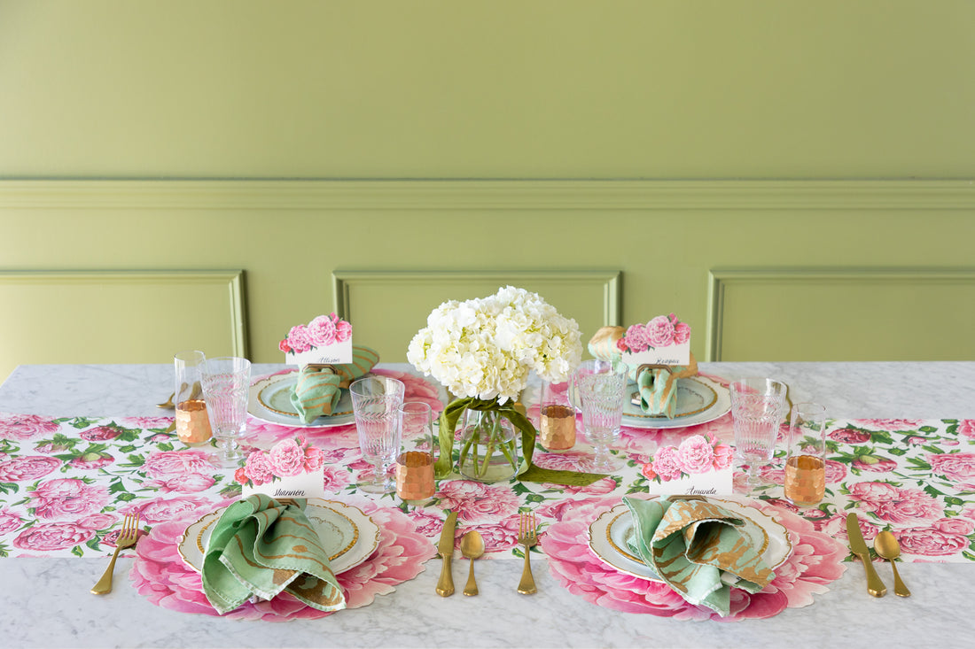 Hester & Cook "Peonies in Bloom" Runner