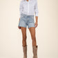Kut from the Kloth "Jane" High Rise 5 Pocket Short-Deep w/Vintage