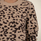 Kut from the Kloth "Gisella" Animal Print Pullover-Beige/Brown