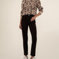 Kut from the Kloth "Gisella" Animal Print Pullover-Beige/Brown