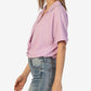 Kut from the Kloth "Rebel" Knot Front Shirt-Lavender