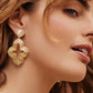 Kendra Scott Abbie Metal Statement Earring-Gold or Silver