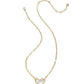 Kendra Scott Ari Heart Statement Pendant Necklace-Gold Ivory MOP