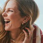 Kendra Scott Cassidy Stud Earring-Gold Red White Blue Illusion