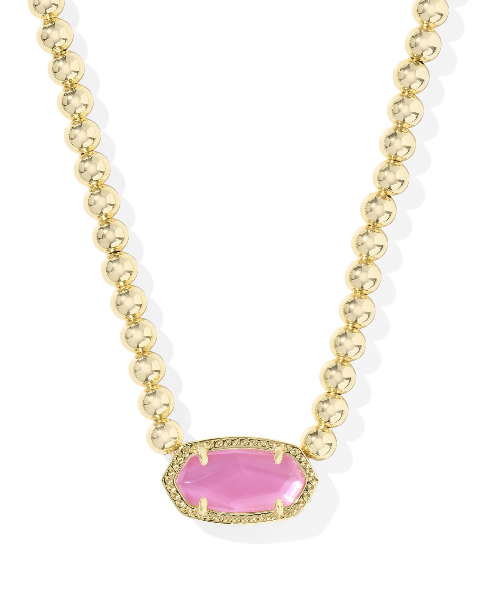 Kendra Scott Elisa Beaded Necklace-Gold Azalea Illusion