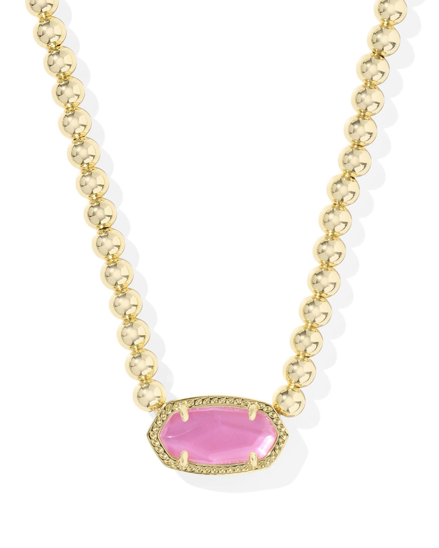 Kendra Scott Elisa Beaded Necklace-Gold Azalea Illusion