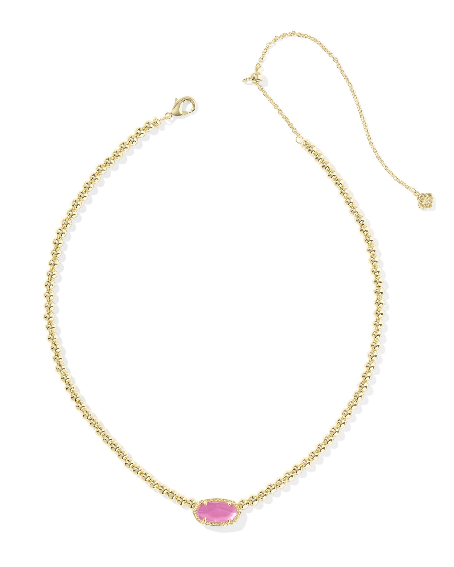 Kendra Scott Elisa Beaded Necklace-Gold Azalea Illusion