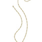 Kendra Scott Elisa Figaro Pendant Necklace-Gold Iridescent Abalone