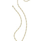 Kendra Scott Elisa Figaro Pendant Necklace-Gold Pink Iridescent MOP