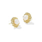 Kendra Scott Gabriella Pearl Stud Earring - Gold/Freshwater Cultured Pearl