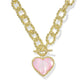 Kendra Scott Haisley Statement Necklace-Gold Blush Ivory MOP