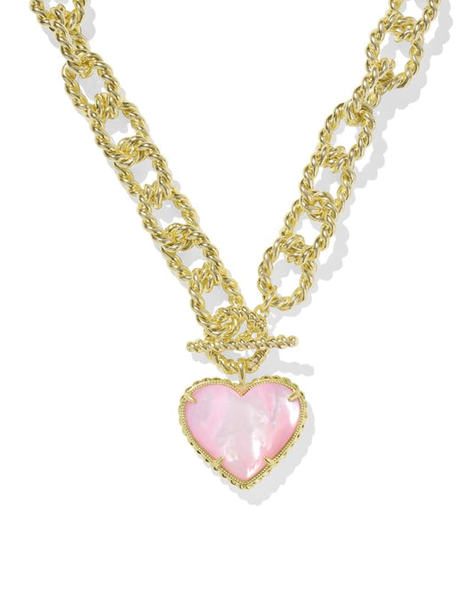 Kendra Scott Haisley Statement Necklace-Gold Blush Ivory MOP