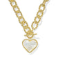 Kendra Scott Haisley Statement Necklace-Gold Ivory MOP