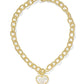 Kendra Scott Haisley Statement Necklace-Gold Ivory MOP