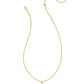 Kendra Scott Hallie Short Pendant Necklace-Gold Sky Blue MOP