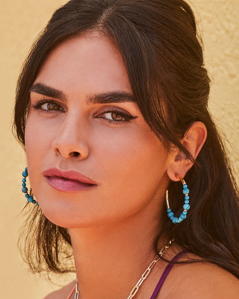 Kendra Scott Jovie Beaded Hoop Earring- 2 Colors