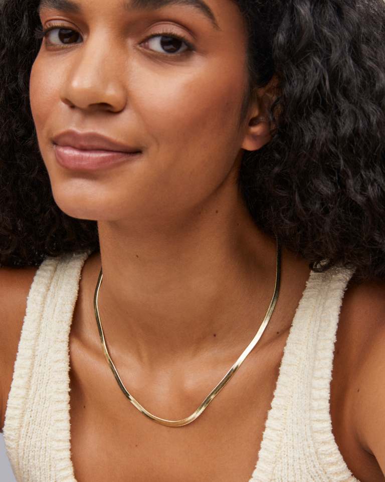 Kendra Scott Kassie Chain Necklace-Gold