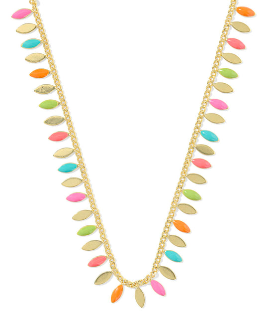 Kendra Scott Kayla Strand Necklace-Gold Multi Mix